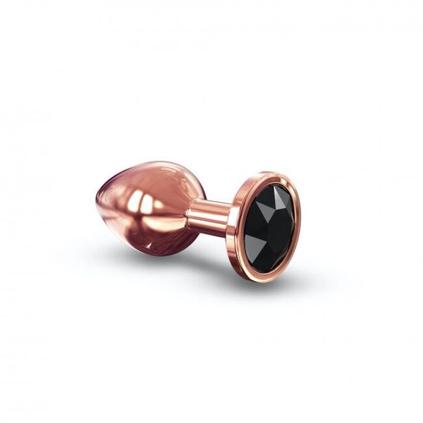 Металева анальна пробка із прикрасою у вигляді кристалу Dorcel - Diamond Plug Rose Gold M SO5531 фото