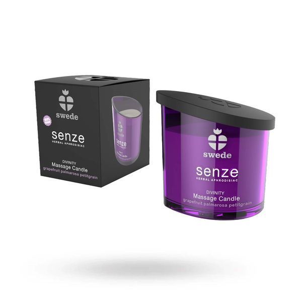 Масажна свічка - Swede Senze Divinity Grapefruit Palmarosa Petitgrain, 150 мл 71290407524 фото