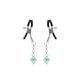 Затискачі для сосків Liebe Seele Glow-in-dark Nipple Clamps Light Blue SX1684 фото 1