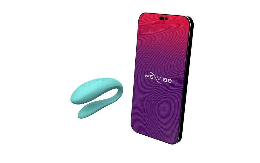 Смарт-вібратор для пар We-Vibe Sync Lite Aqua 400939 фото