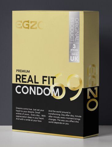 Щільнооблягаючі презервативи EGZO "Real fit" №3 CC09 фото