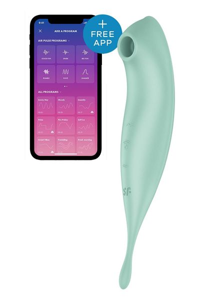 Смарт-вібратор Satisfyer Twirling Pro+ Mint SO6716 фото