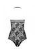 Бодістокінг з імітацією корсетної шнурівки Passion BS094 One Size, black SO8923 фото 4