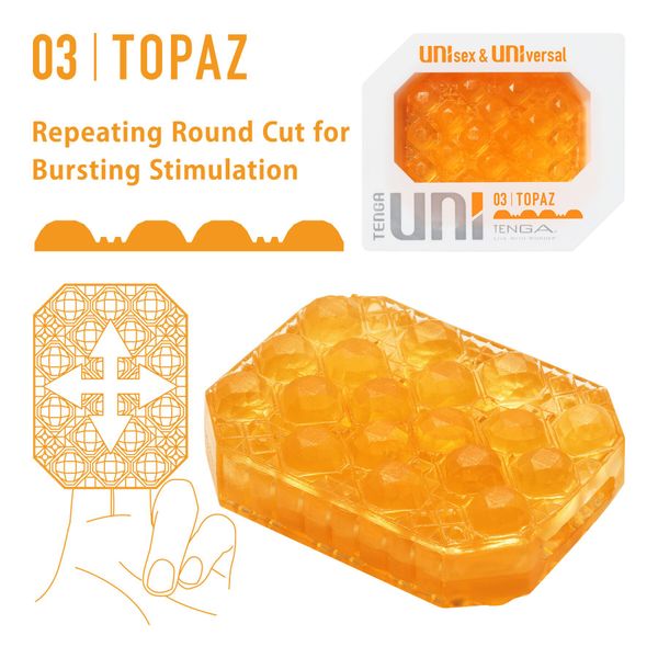 Мастурбатор Tenga UNI Topaz SO9807 фото