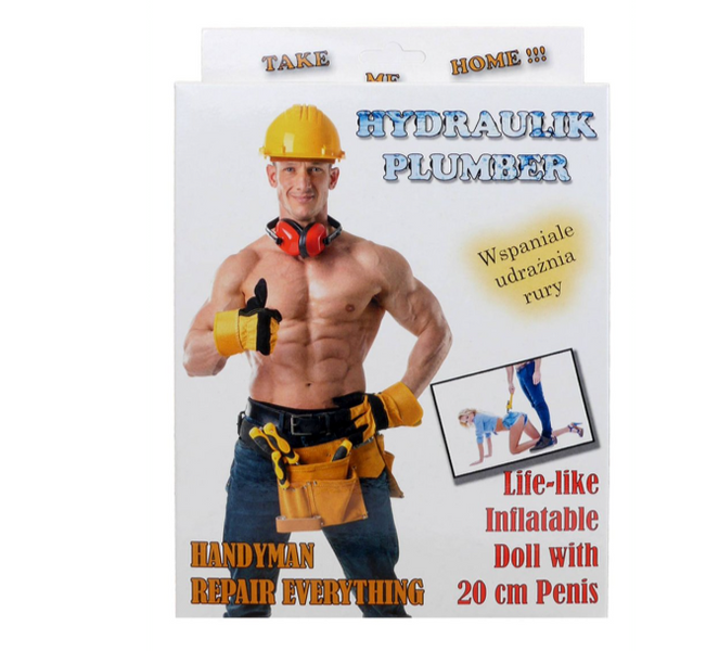 Надувна секс лялька - Plumber Male Doll 62530059-00005 фото