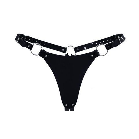 Трусики класичні Feral Feelings - String Bikini Black SO9320 фото