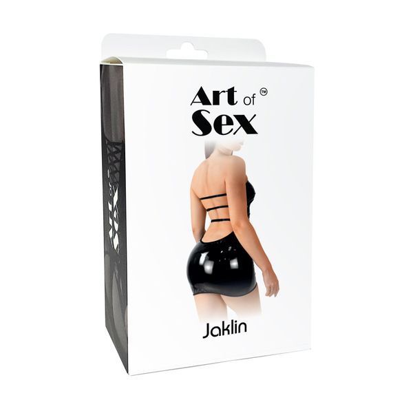 Сексуальна вінілова сукня Art of Sex - Jaklin, розмір XS-M, колір червоний SO7507 фото