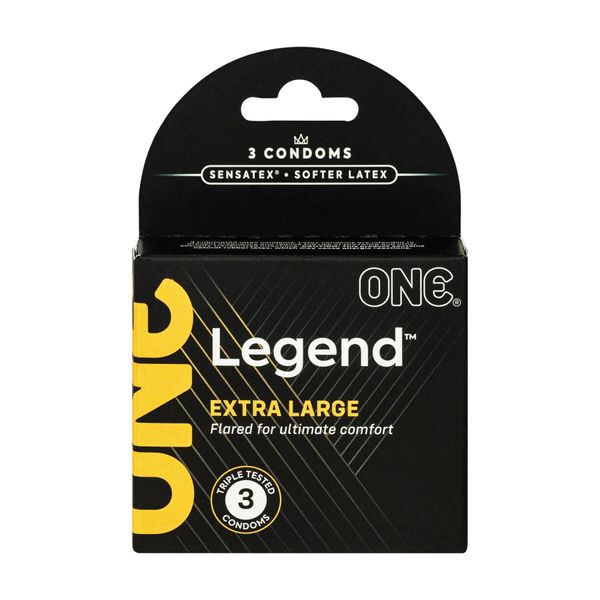 Презервативи ONE Legend Extra Large 3 шт SX0781 фото