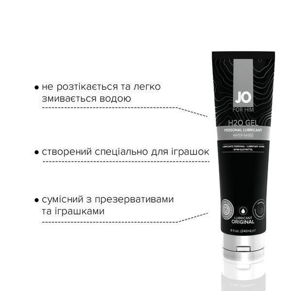 Густий лубрикант на водній основі System JO H2O GEL &mdash; ORIGINAL (240 мл) SO1790 фото