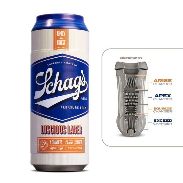 Мастурбатор Schag&rsquo;s by Blush - Luscious Lager Masturbator - Frosted SO8840 фото