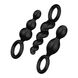 Набір анальних іграшок Satisfyer Plug black (set of 3) - Booty Call SO2323 фото 1