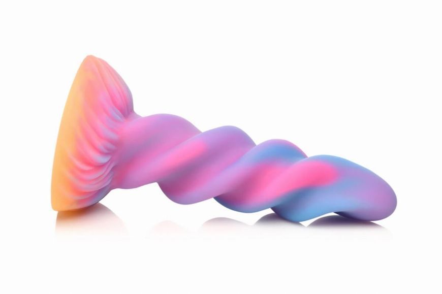 Фентезійний фалоімітатор Creature Cocks Glow-in-the-Dark Unicorn Dildo SX2205 фото