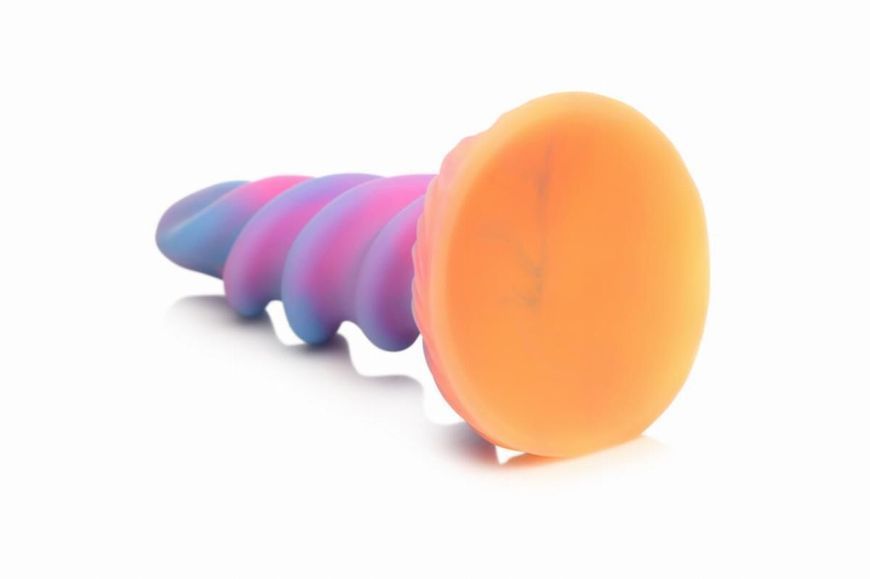 Фентезійний фалоімітатор Creature Cocks Glow-in-the-Dark Unicorn Dildo SX2205 фото