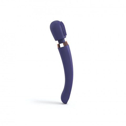 Вібромасажер із силіконовою щіточкою Love to Love Brush Crush - Midnight Indigo SO5533 фото