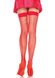 Панчохи-сітка зі швом Leg Avenue Backseam Thigh Highs Red, one size SO7976 фото 1