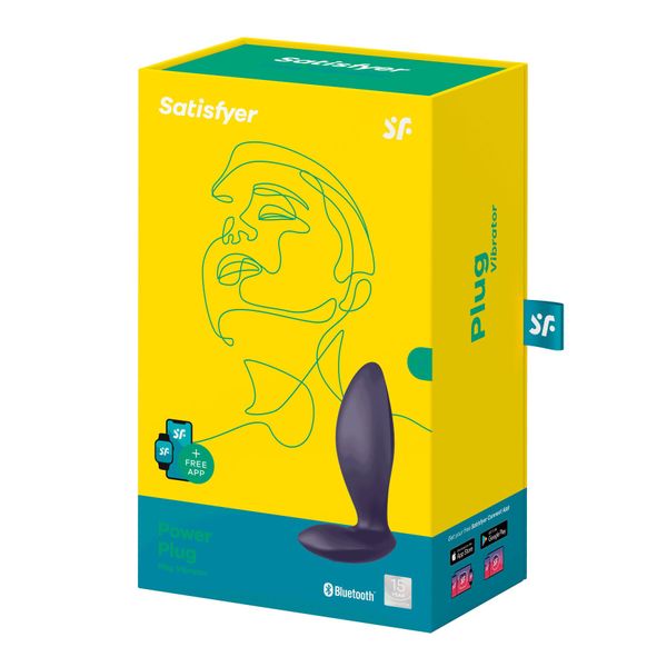 Анальна смарт-пробка з вібрацією Satisfyer Power Plug, дуже потужна SO8678 фото