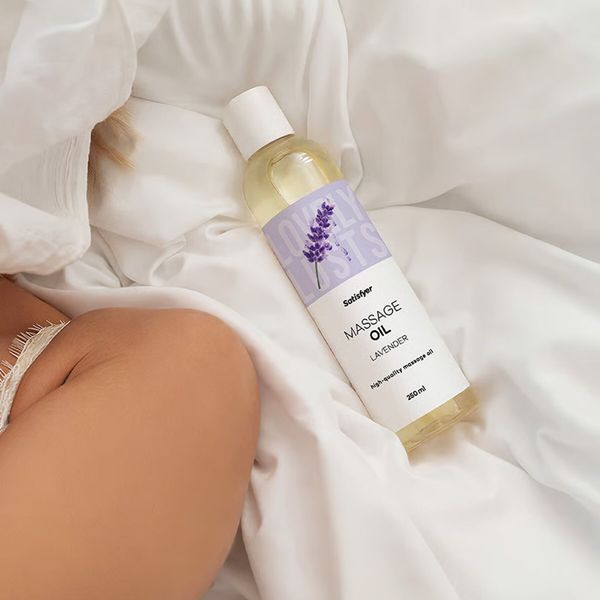 Масажна олія Satisfyer Massage Oil Lavender 250 мл SX2703 фото