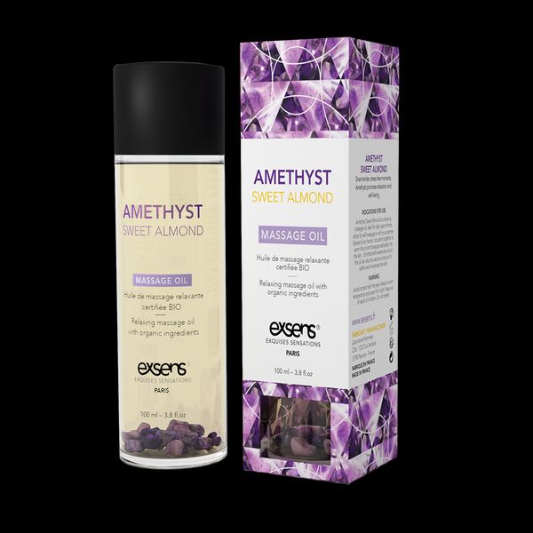 Масажна олія EXSENS Amethyst Sweet Almond 100мл SO2371 фото