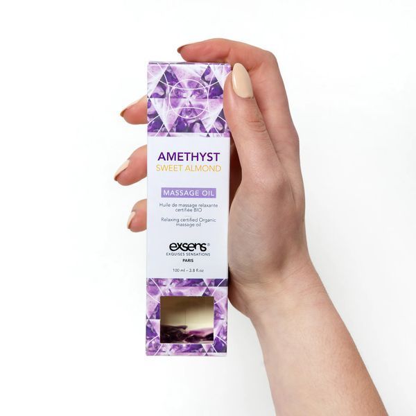 Масажна олія EXSENS Amethyst Sweet Almond 100мл SO2371 фото