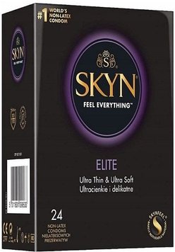 Презервативи безлатексні Skyn Elite (тонкі, 24 шт) pr171-pack фото