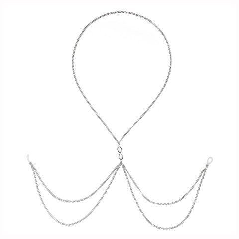 Прикраса для сосків з ланцюжком "Нескінченність" Nipple Jewerlry Infinity SO5144 фото