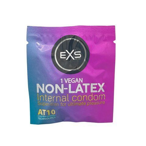 Презерватив жіночий - EXS Non-Latex Internal Condom Lace Leg Loops, 1 шт 81240126585 фото