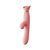Вібратор з підігрівом та вакуумною стимуляцією клітора Zalo - ROSE Vibrator Strawberry Pink SO6680 фото