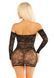Сукня Leg Avenue Seamless Off The Shoulder Mini Dress One Size, Black SX1735 фото 3