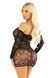Сукня Leg Avenue Seamless Off The Shoulder Mini Dress One Size, Black SX1735 фото 4
