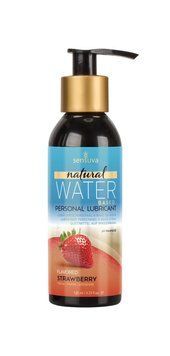 Змазка на водній основі Sensuva Natural Water-Based Strawberry (125мл) SO3226 фото