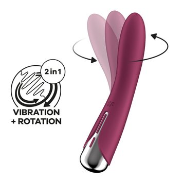 Вібратор Satisfyer Spinning Vibe 1 Red SX0558 фото