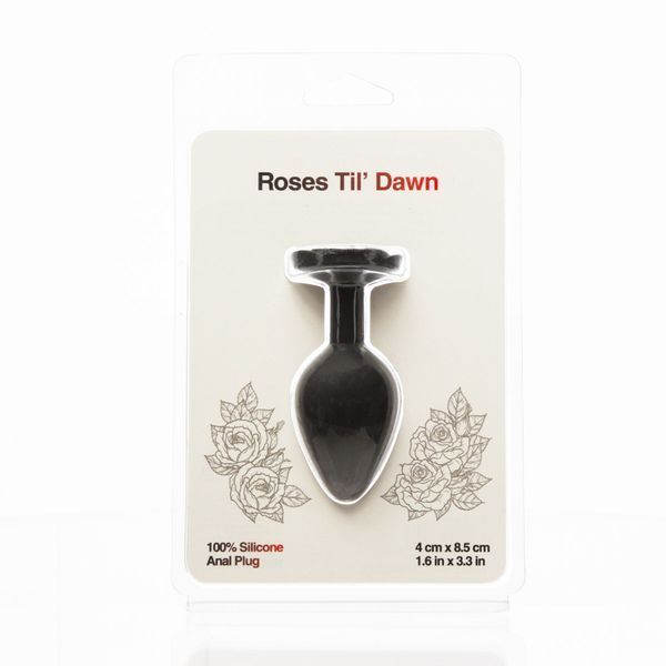 Анальна пробка BMS Roses Til&rsquo; Dawn Silicone Anal Plug Medium SX3148 фото