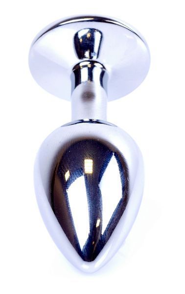 Анальна пробка Boss Series - Jewellery Silver PLUG Light Blue S, BS6400014 BS6400014 фото