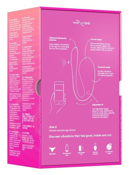 Смарт-віброяйце We-Vibe Jive 2 Electric Pink SX2148 фото