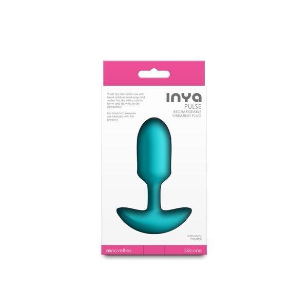 Анальна пробка з вібрацією NS Novelties INYA - Pulse - Teal SX4343 фото