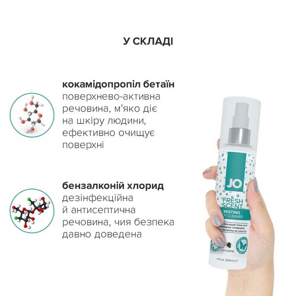 Комплект System JO GWP — ANAL H2O Lubricant 120 мл + Misting Toy Cleaner 120 мл SO6772 фото