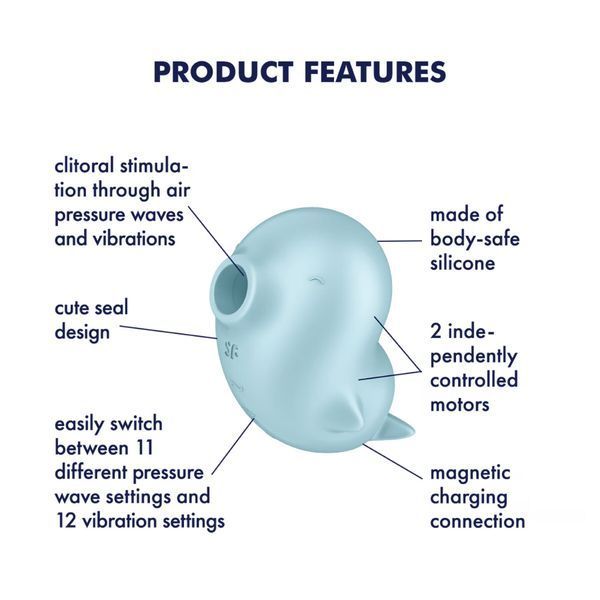 Вакуумний стимулятор Satisfyer Sassy Seal SX1210 фото