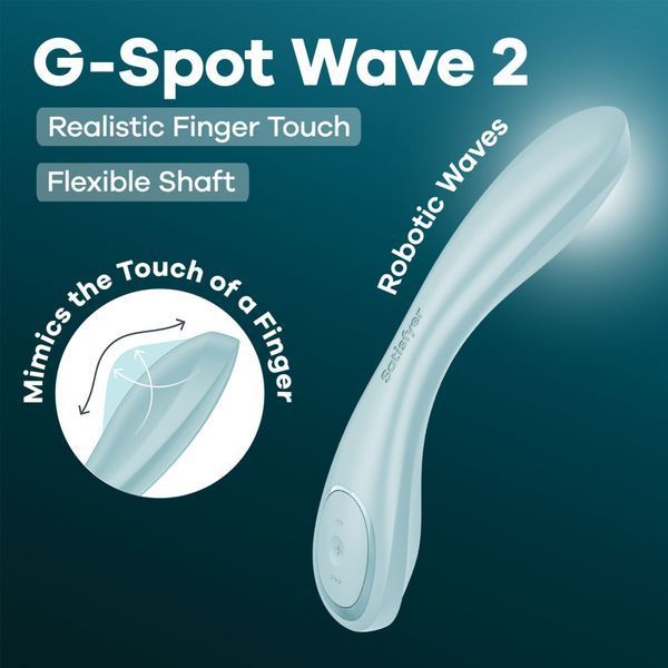 Вібратор Satisfyer G-Spot Wave 2 Ice Blue SX3845 фото