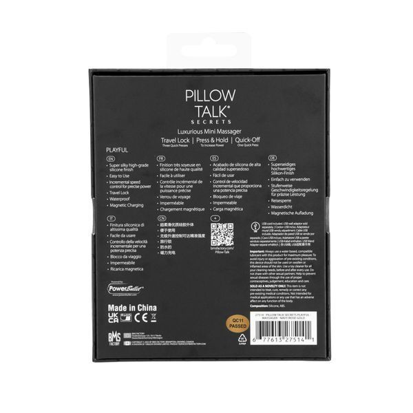 Кліторальний вібратор Pillow Talk Secrets - Playful - Clitoral Vibrator SO8245 фото