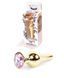 Анальна пробка - Jewellery Gold BUTT PLUG M- Rose 62530064-00063 фото