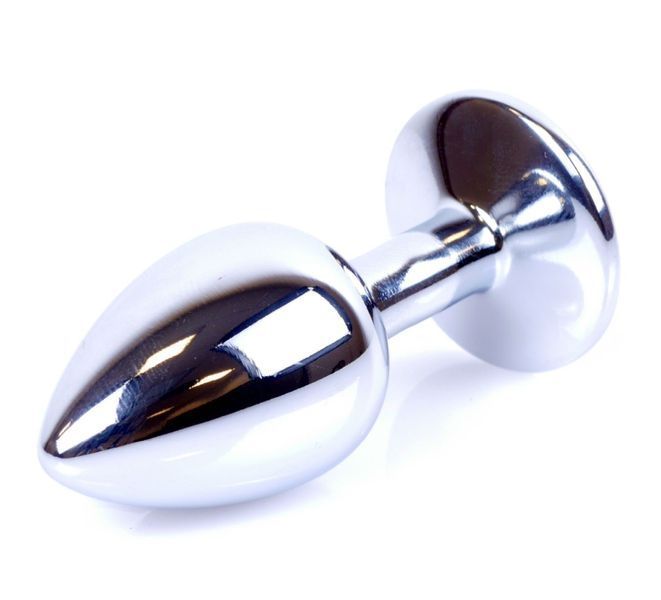Анальна пробка Boss Series - Jewellery Silver PLUG Light Blue S, BS6400014 BS6400014 фото