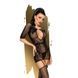Бодістокінг Penthouse High stakes S/L Black, мінісукня, квітковий декор, глибоке декольте, панчохи SO6467 фото 1