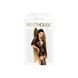 Бодістокінг Penthouse High stakes S/L Black, мінісукня, квітковий декор, глибоке декольте, панчохи SO6467 фото 3