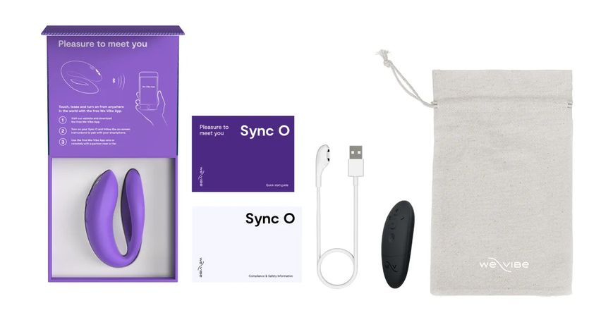 Смарт вібратор для пари We-vibe Sync O (Purple) 400937 фото