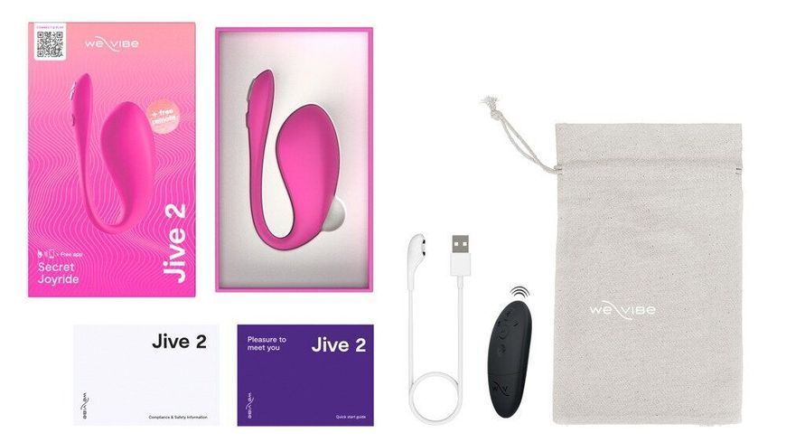 Смарт-віброяйце We-Vibe Jive 2 Electric Pink SX2148 фото