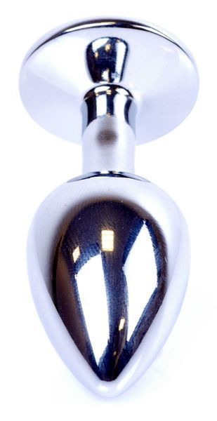 Анальна пробка Boss Series - Jewellery Silver PLUG Red S, BS6400016 BS6400016 фото
