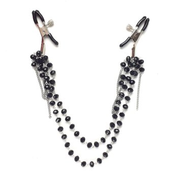 Затискач для сосків Art of Sex - Nipple clamps Sexy Jewelry Black SO5864 фото