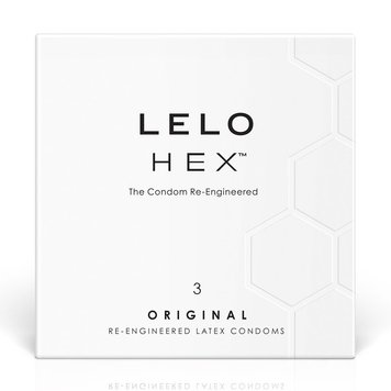 Презервативи LELO HEX Condoms Original 3 Pack SO8130 фото