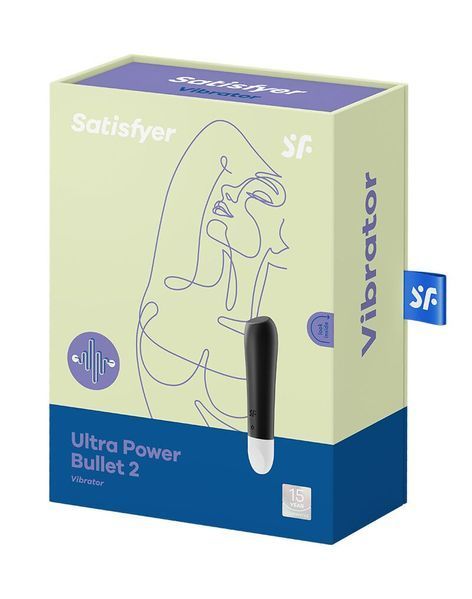 Віброкуля на акумуляторі Satisfyer Ultra Power Bullet 2 Black SO5423 фото