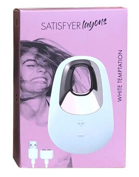 Потужний вібратор Satisfyer Lay-On - White Temptation SO2867 фото